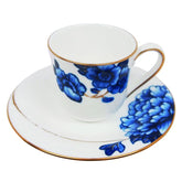 Emperor Flower Espresso Cup Saucer Gold